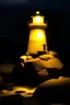 Placeholder: yellow stone light