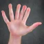 Placeholder: hand with five perfect finger, anime