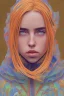 Placeholder: Billie Eilish, body, photorealistic, 8k