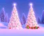 Placeholder: Christmas composition, geometry decoration on cream color background. 3d rendering