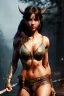 Placeholder: Barbarian character, physically fit, facepaint, waist up portrait, intricate, oil on canvas, masterpiece, expert, insanely detailed, 4k resolution, retroanime style, cute big circular reflective eyes, cinematic smooth, intricate detail , soft smooth lighting, soft pastel colors, painted Renaissance style