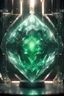 Placeholder: beauty elegant exo armor , extended by nanomachines sphere all around of crystals and with a core furnace of kryptonite showing from a glass window