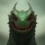 Placeholder: green dragon, dragon portrait, portrair, dragon head, dragon face, big eyes, smile, dragon with fathers, happy, 8k resolution, high-quality, fine-detail, fantasy, incredibly detailed, ultra high resolution, 8k, complex 3d render, cinema 4d