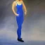 Placeholder: Full body portrait, painting, medium shot lady Yankeecore