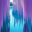 Placeholder: a magical crystal vertical light, pink and blue wisteria , pink vertical, blue lake,sharp, background vertical blue gradient vertical, elegant, highly detailed, artstation, concept art, smooth, sharp focus, illustration, 8k, splash art, wallpaper, key visual