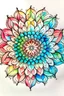 Placeholder: mandala. . watercolor drawing