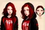 Placeholder: A sassy beautiful young woman with dark brown eyes and shoulder length red hair wearing a black hoodie. Realistic.