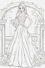 Placeholder: outline art for kids barbie coloring pages with barbie with her 2 friends , no background, sketch style, full body, only use outline, mandala style, clean line art, white background, no shadows and clear and well outlined. should look exactly like barbie