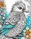 Placeholder: bird coloring book cover