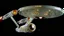 Placeholder: a screen capture from a star trek movie of a battle-damaged starship enterprise IN the year 2380 IS IN A BATTLE with monster ufos sci-fi meticulous, highly-polished, photorealistic, studio production, intricately detailed, GALACTIC, directed by gene Roddenberry, move saucer section forward and nacelles back