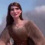 Placeholder: Anne Hathaway photo face , wearing viking, 8k quality