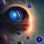 Placeholder: Cosmic in a eyeball, hyper detailed,ultra detailed,realistic, 8k