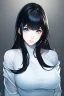 Placeholder: generate a realistic image of a skinny girl with white skin blue eyes and black hair