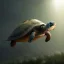 Placeholder: Warrior Turtle deep water lights unreal 5, octane render, cinema4d, redshift render, hyper realistic, cenematic, vibrancy, synthwave, retouch, centered, dynamic lighting, dramatic lighting, 4k, highly detailed, attractive beautiful, realistic, virtual reality, epic composition, holographic,