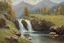 Placeholder: rocks, mountains, sci-fi, waterfalls, walter leistikow, hans am ende, and ernest welvaert impressionism paintings