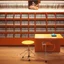Placeholder: 3-d render cartoonish classic inside a record shop record store