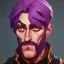 Placeholder: Portrait of a 35 year old handsome warlock