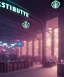 Placeholder: Starbucks, cyberpunk,