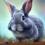 Placeholder: girl rabbit with blue aye, aboriginal, dot painting, indiginous, dot, mud, dream-time, abstract, dots, natural pigment, extremely sharp detail, finely tuned detail, ultra high definition, 8 k, unreal engine 5, ultra sharp focus