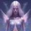 Placeholder: one big crystal glitter pink blue subtle galactic fairy in a galactic ambiance,glitter long blond hair down to the ground,transparent petals,blue eyes,delicate colors in the foreground, full of details, smooth，soft pink violet light atmosphere, light effect，vaporwave colorful, concept art, smooth, extremely sharp detail, finely tuned detail, ultra high definition, 8 k, unreal engine 5, ultra sharp focus