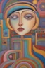 Placeholder: Every mind contains the whole universe; Neo-Figurative Art; fabulously detailed; Transcendent; Hundertwasser; Alan Kenny; beautiful glittery pastels