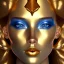 Placeholder: gold man, beautiful, soft, blue eyes, hight definition, 8k