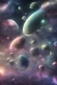 Placeholder: Anime aliens floating in galaxy