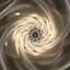 Placeholder: Mesmerizing abstract 3d visual, recursive Symmetrical structure of flowing translucent shapes, centered, soft aesthetic, negetive space.