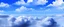Placeholder: blue sky with clouds