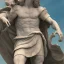 Placeholder: White Statue adam sandler, Rome style sculpture, full body, fresco background, hyper realistic, 8k,