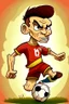 Placeholder: Khvicha Kvaratskhelia Footballer , cartoon 2d