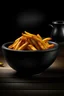 Placeholder: create a stunning & realistic photo of fries in bowl