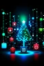 Placeholder: blockchain prediction Christmas technology simple