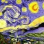 Placeholder: Portrait of the sun Vincent van Gogh style