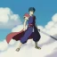 Placeholder: fire emblem, anime, screenshot, ova, 90s anime, boy, prince, sword, fantasy setting, fullbody, fighting dragon