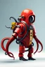 Placeholder: Designing a product for firefighters to save people from falling without harming them, based on the movement mechanism of the octopus body.