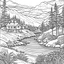 Placeholder: Relaxing Landscapes Coloring Book For Adults 500