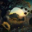 Placeholder: High definition photography of a marvelous landscape, trees, flowers, sun, intricate, atmosphere of a Max Ernst painting, thoughtful, interesting, a bit appalling