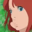 Placeholder: redhead girl, asian eyes, freckles, brown eyes, pink eye makeup, big pores, ultra detailed portrait