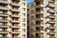 Placeholder: closeup of a group of blocks of residential buildings in a Spanish city