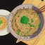 Placeholder: ramen with beer drink