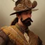 Placeholder: portrait,"Insanely detailed photograph of a male western mustachioed crossbowman", detailed charro, sequenced Sombrero, detailed held dagger, digital painting, artstation, concept art, sharp focus, illustration, art by artgerm and greg rutkowski and alphonse mucha, 8 k,fantasy, unreal engine