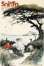 Placeholder: SNIFFIN’ GLUE magazine high res photo cover by Ralph Steadman: special Visit Aeaea the nice island covered with a mixture of pasture and dense woodland of oak and beech. issue; guest stars: Circe, a captivating nymph and Homer the Greek poet