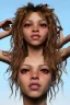 Placeholder: Shakira artist, Realistic image, natural waist up portrait, natural busty , perfect eyes, glow, circle iris, eye liner. spray line make up, glow. lips, gold. big rings piercing, led ornament. coat, vibrant color, highly detailed, art stations, concept art, smooth, unreal engine 5, god lights, ray tracing, RTX, lumen lighting, ultra detail, volumetric lighting, 3d, finely drawn, high definition, 4k.