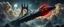 Placeholder: dark draw bridge space station holding huge round blade space ship, portrait of inter-galatic handsome power broker , the first nation, witchcraft, cyberpunk village, sci-fi, strange chrome vessels, volume light from stars through clouds, goa trance poster