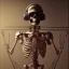 Placeholder: skeleton archer, steam punk, realistic, made in octane, cinematic, ultra-realistic, extremely detailed octane rendering, 8K, VRAY Super Real ar 2:3, dof photorealistic futuristic 50mm lens hard lighting dark gray tintype photograph, realistic lighting, sepia color