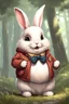 Placeholder: Cute chubby bunny jacket dnd art realism