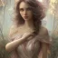 Placeholder: FAIRY , cute, beautiful, long hair, wavy hair, blues eyes, , cinematic, 8k, Artgerm, WLOP, Alphonse Mucha dynamic lighting hyperdetailed intricately detailed, pink found,STARS