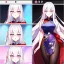 Placeholder: Clear focus, 8k, 4k, high quality, detailed, beautiful lighting, vibrant colors, white long hair, vibrant pink eyes, girl, black stockings, red Chinese outfit