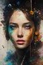 Placeholder: A ultra realistic poster having word sign as “street art ”, by Daniel Castan Carne Griffiths Andreas Lie Russ Mills Leonid Afremov, black background
